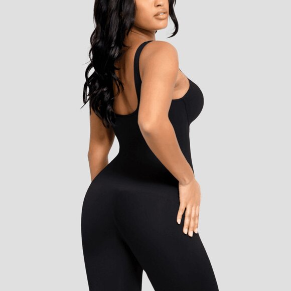 Magic Sculpt Flared Shaping Jumpsuit - Picture 4 of 12